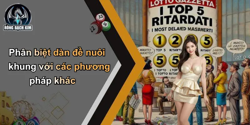 Phân biệt dàn đề nuôi khung với các phương pháp khác